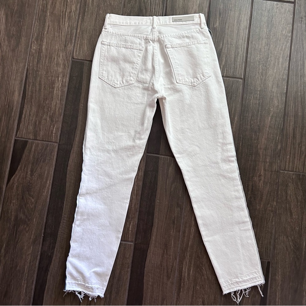 GRLFRND Karolina High Rise Jeans in Ocean Eyes White Sz 26 - Picture 7 of 11